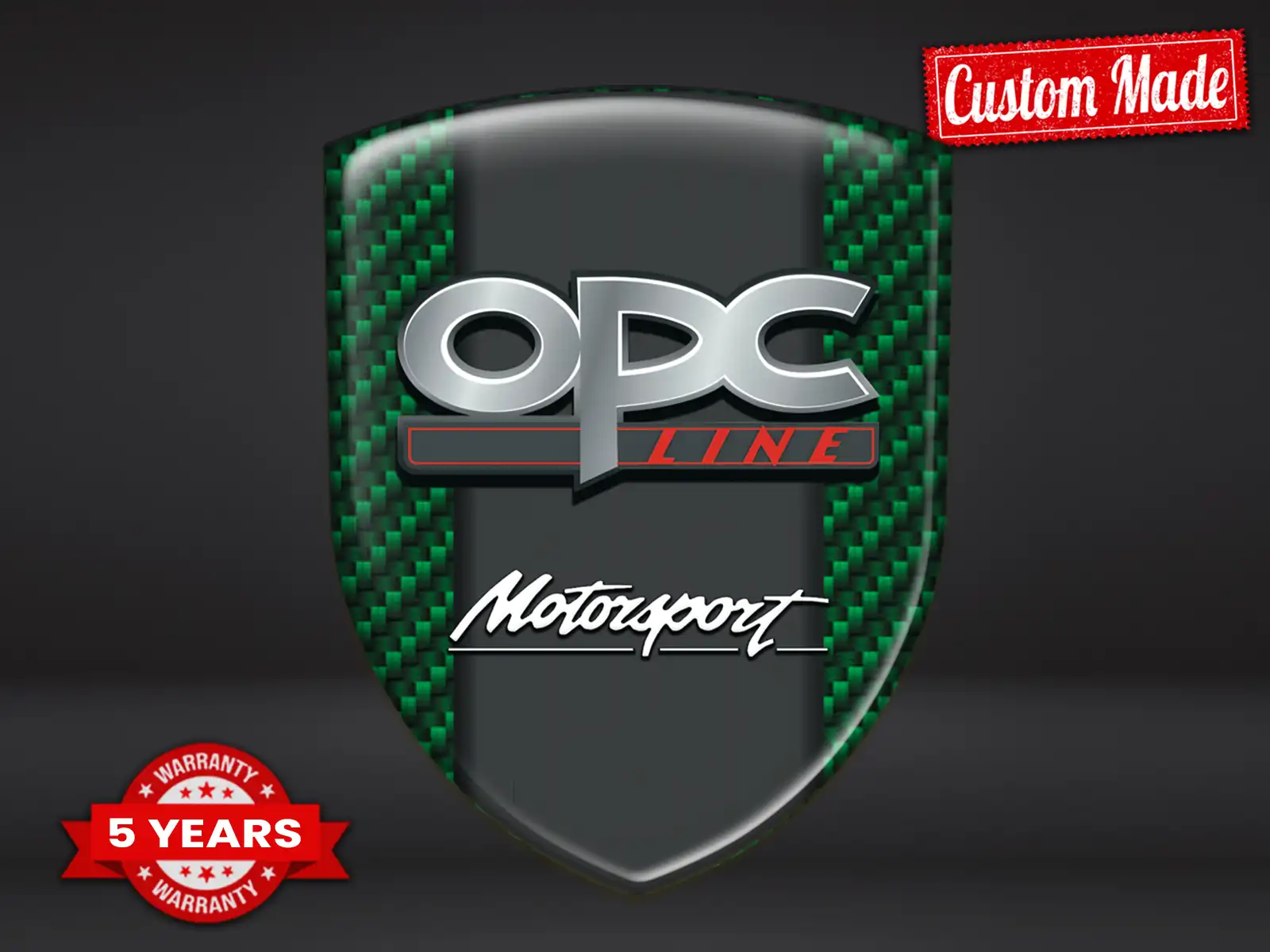 OPC Windschutzsticker Limitiert Anpassbar Modern